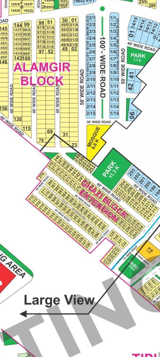 10 Marla Plot For Sale in Bahria Town Lahore Sector F Ghazi Block